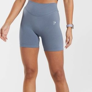 NWT Gymshark Sweat Seamless Shorts - Evening Blue